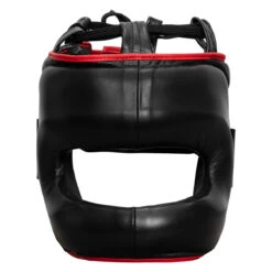 TITLE Boxing Face Saver Headgear 10 TITLE Boxing Face Saver Headgear -Knockout Gear hfsg bk rd 2 1