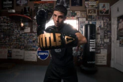 TITLE Boxing Inferno Intensity Lace Training Gloves -Knockout Gear itgli ace bk gd 1