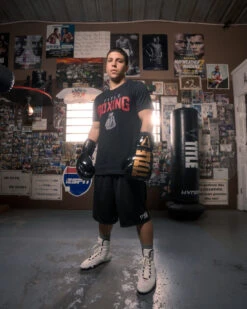 TITLE Boxing Inferno Intensity Lace Training Gloves -Knockout Gear itgli ace bk gd 3 2