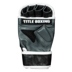 TITLE Boxing Invade Wrist Wrap Heavy Bag Gloves 2.0 -Knockout Gear iwhbg2 bk wh 4 1