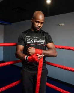 TITLE Boxing Qlty Goods Wicking Tee 15 TITLE Boxing Qlty Goods Wicking Tee -Knockout Gear kta33 bk 1