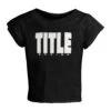 TITLE Boxing Raglan Crop Top 2 TITLE Boxing Raglan Crop Top -Knockout Gear kta 1 bk 1