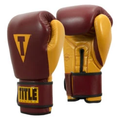 TITLE Boxing Supreme Leather Bag Gloves -Knockout Gear lehbg mr 002