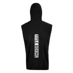 TITLE Boxing Outline Sleeveless Hoodie -Knockout Gear lta3 bk 3 1