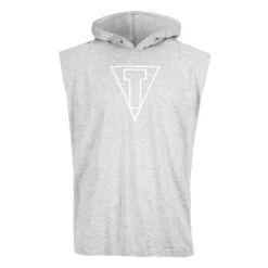 TITLE Boxing Outline Sleeveless Hoodie -Knockout Gear lta3 gr 1 1
