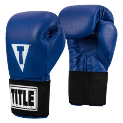 TITLE Boxing Masters USA Boxing Competition Gloves - Elastic -Knockout Gear macges bl 02