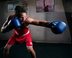 TITLE Boxing Masters USA Boxing Competition Gloves - Elastic -Knockout Gear macges bl 2