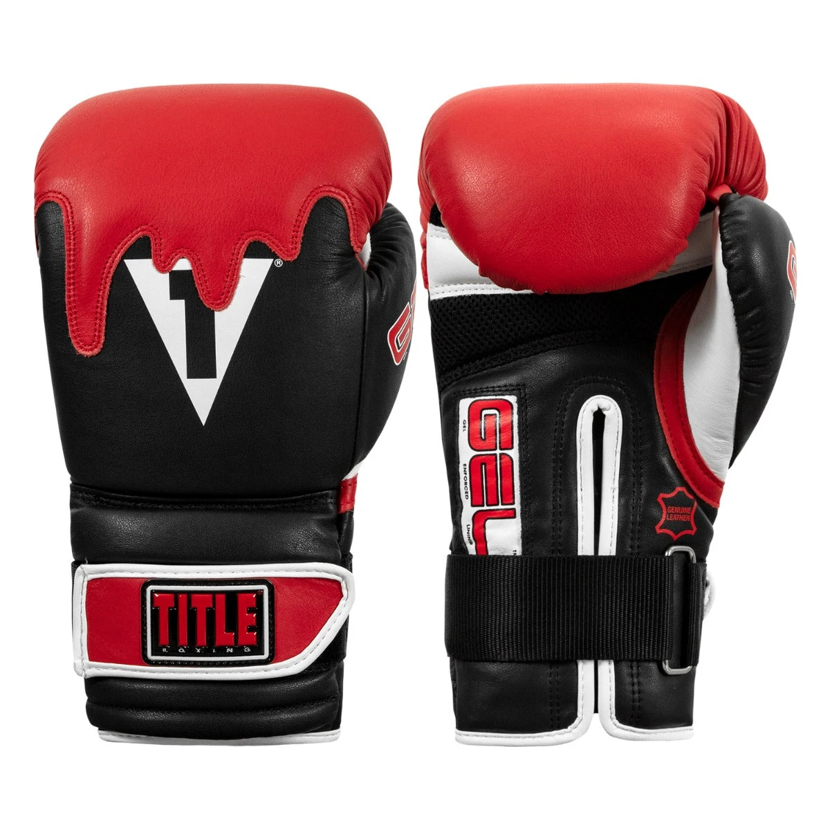 TITLE Boxing Gel Lava Leather Series Bag Gloves 3 TITLE Boxing Gel Lava Leather Series Bag Gloves