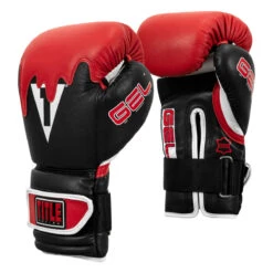 TITLE Boxing Gel Lava Leather Series Bag Gloves 11 TITLE Boxing Gel Lava Leather Series Bag Gloves -Knockout Gear mlvlbg bk rd wh 02