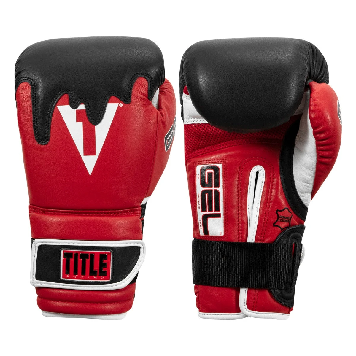 TITLE Boxing Gel Lava Leather Series Training Gloves 3 TITLE Boxing Gel Lava Leather Series Training Gloves
