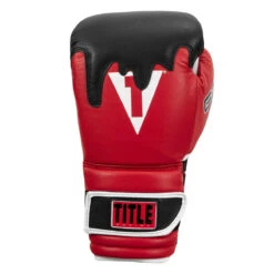 TITLE Boxing Gel Lava Leather Series Training Gloves 14 TITLE Boxing Gel Lava Leather Series Training Gloves -Knockout Gear mlvltg rd bk wh 03