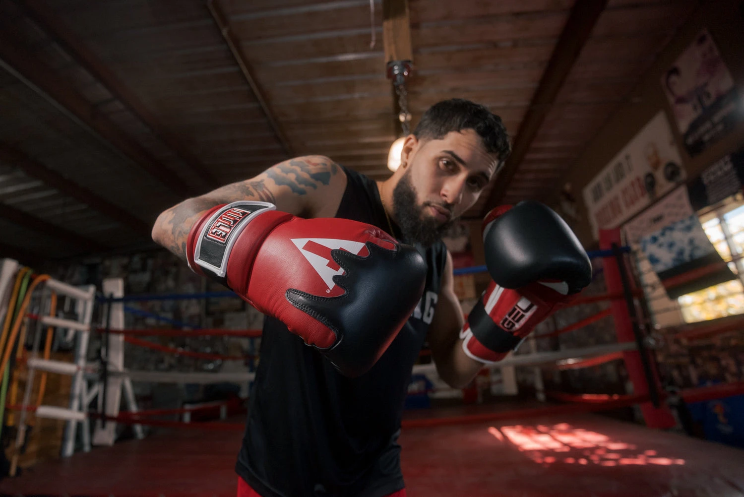 TITLE Boxing Gel Lava Leather Series Training Gloves 10 TITLE Boxing Gel Lava Leather Series Training Gloves - Image 8