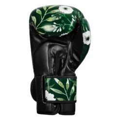 TITLE Boxing Floral Bag Gloves -Knockout Gear oaflbg gn bk 4 1