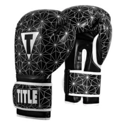 TITLE Boxing Spark Bag Gloves 13 TITLE Boxing Spark Bag Gloves -Knockout Gear oaspbg bk wh 2 1