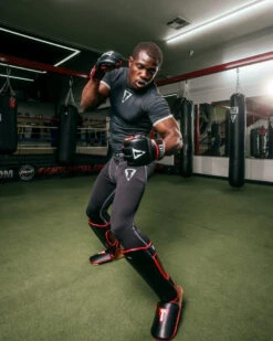 TITLE MMA Perform Hybrid Sparring Gloves 2.0 15 TITLE MMA Perform Hybrid Sparring Gloves 2.0 -Knockout Gear phsg2 bk rd 2 1