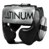 TITLE Platinum Traditional Training Headgear 1 TITLE Platinum Traditional Training Headgear -Knockout Gear plhgt bk sv 1 1 1