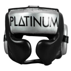 TITLE Platinum Traditional Training Headgear 11 TITLE Platinum Traditional Training Headgear -Knockout Gear plhgt bk sv 2 1 1