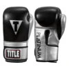 TITLE Platinum Prolific Training Gloves 1 TITLE Platinum Prolific Training Gloves -Knockout Gear pltg sv bk 1 2