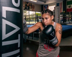 TITLE Platinum Prolific Training Gloves 25 TITLE Platinum Prolific Training Gloves -Knockout Gear pltg 1 2