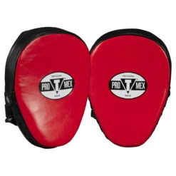 Pro Mex Pantera Curved Punch Mitts 3.0 9 Pro Mex Pantera Curved Punch Mitts 3.0 -Knockout Gear pmpmc3 bk rd 2