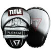 TITLE Platinum Proclaim Power Punch Mitts 2 TITLE Platinum Proclaim Power Punch Mitts -Knockout Gear pprpm bk sv 1 2