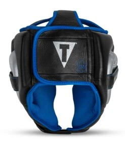 TITLE Platinum Perilous Training Headgear -Knockout Gear ppshg bk sv 3