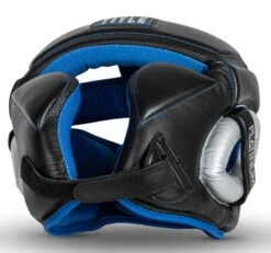 TITLE Platinum Perilous Training Headgear -Knockout Gear ppshg bk sv 4