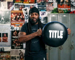 TITLE Boxing Round Punch Shield 9 TITLE Boxing Round Punch Shield -Knockout Gear psh bk bl 1