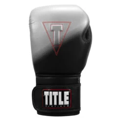 TITLE Platinum Proclaim Power Boxing Bag Gloves 12 TITLE Platinum Proclaim Power Boxing Bag Gloves -Knockout Gear ptppbg bk sv 03
