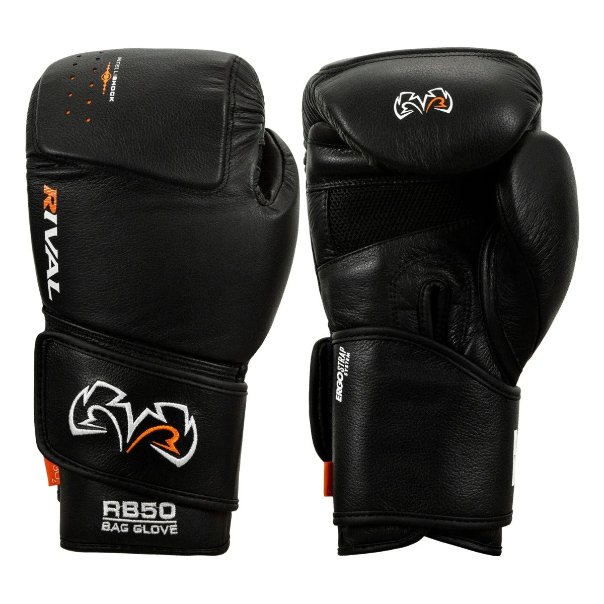 Rival Boxing Intelli-Shock Leather Bag Gloves 3 Rival Boxing Intelli-Shock Leather Bag Gloves