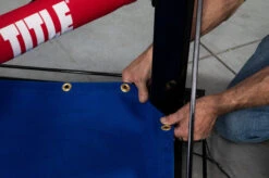 TITLE Boxing Heavy Duty Professional Canvas Ring Cover -Knockout Gear rcan2 bl 2 1