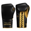 TITLE Boxing Roberto Duran Leather Sparring Gloves 1 TITLE Boxing Roberto Duran Leather Sparring Gloves -Knockout Gear rdsg bk gd 01