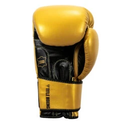 TITLE Boxing Roberto Duran Leather Training Gloves 13 TITLE Boxing Roberto Duran Leather Training Gloves -Knockout Gear rdtg gd bk 04