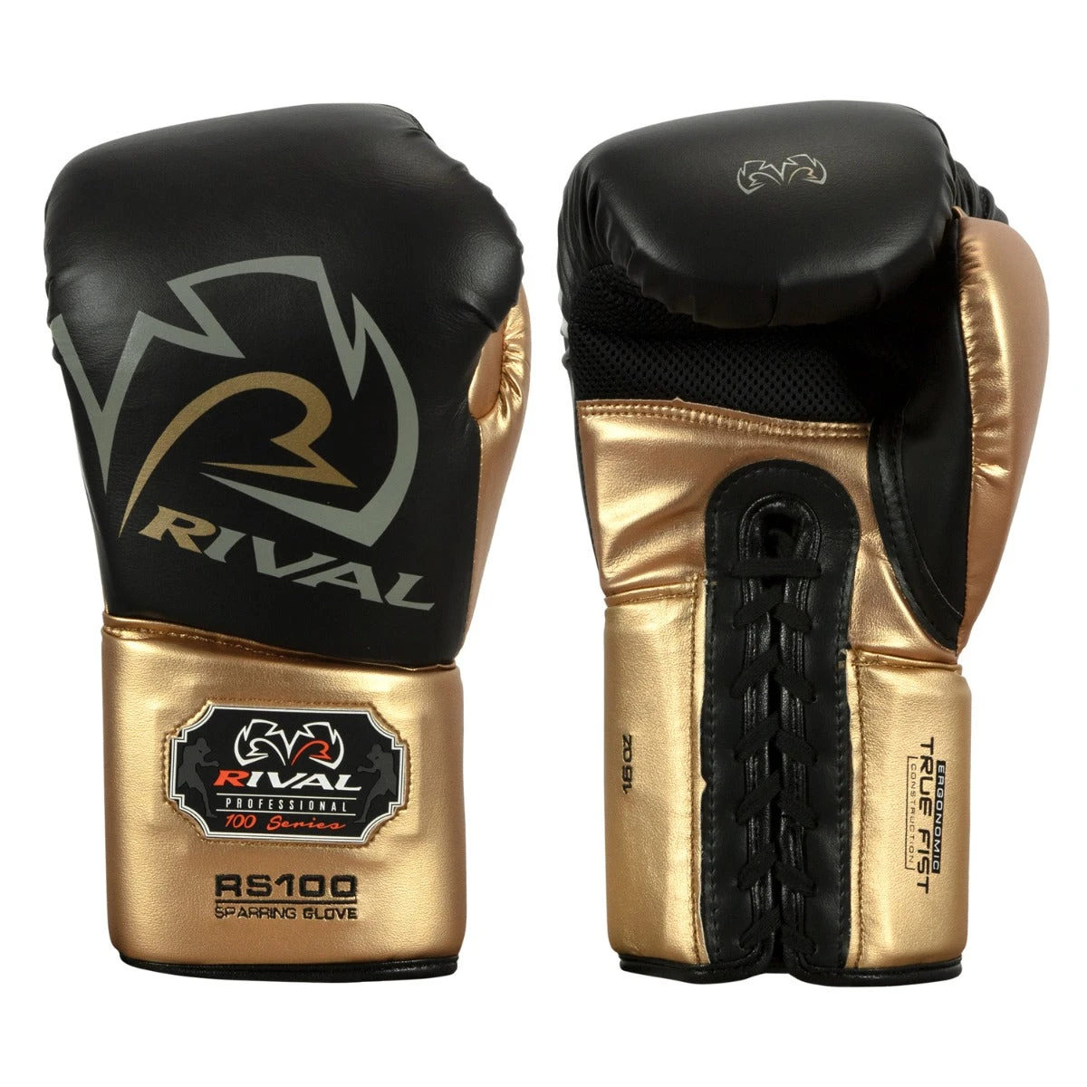 Rival Boxing 100 Series Lace Sparring Gloves 3 Rival Boxing 100 Series Lace Sparring Gloves