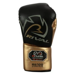 Rival Boxing 100 Series Lace Sparring Gloves 9 Rival Boxing 100 Series Lace Sparring Gloves -Knockout Gear rs100 bk gd 0003