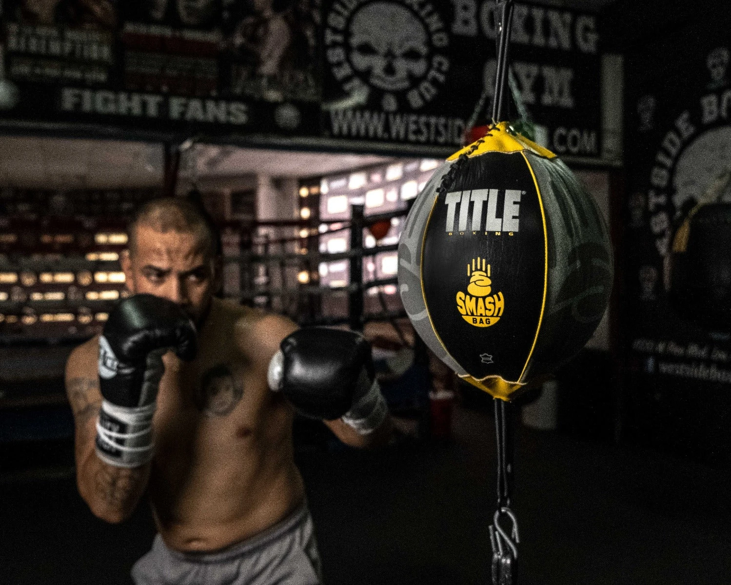 TITLE Boxing Double End Smash Bag 5 TITLE Boxing Double End Smash Bag - Image 3