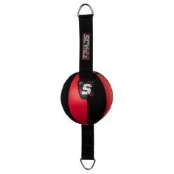 SCYntz Leather Double End Bag 24 SCYntz Leather Double End Bag -Knockout Gear scydeb rd bk 1 1 1