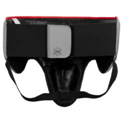 SCYntz Leather Groin Protector -Knockout Gear scygp bk gr 4 1