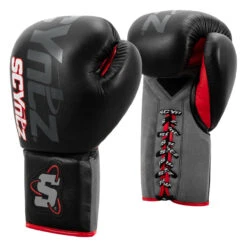 SCYntz Leather Sparring Gloves 19 SCYntz Leather Sparring Gloves -Knockout Gear scysg bk 02 4