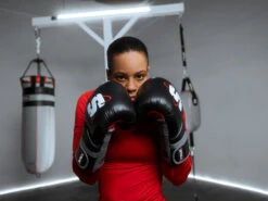 SCYntz Leather Training Gloves 18 SCYntz Leather Training Gloves -Knockout Gear scytg bk gr 1 1