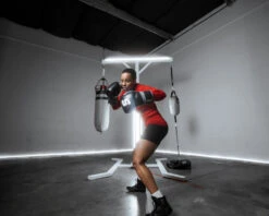 SCYntz Leather Training Gloves 23 SCYntz Leather Training Gloves -Knockout Gear scytg bk gr 2 1