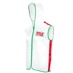 TITLE Boxing Sleeveless Ring Vest -Knockout Gear sstv wh rd gn 1 1 3