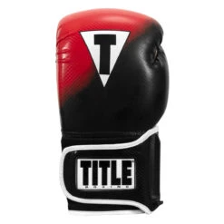 TITLE Boxing Speed-Trax Weighted Bag Gloves 11 TITLE Boxing Speed-Trax Weighted Bag Gloves -Knockout Gear stwbg bk rd 03