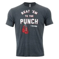 TITLE Boxing Beat Em To The Punch Tee -Knockout Gear tbts204 hnv 1 1