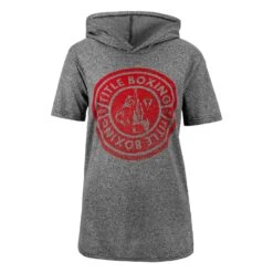 TITLE Boxing Women's Vintage Short Sleeve Hooded Tee -Knockout Gear tbwts213 gr 1 1