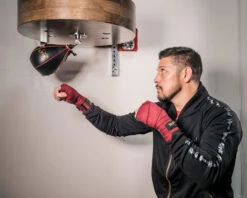 TITLE Boxing Gyro Balanced Leather Speed Bag -Knockout Gear tesbc 2