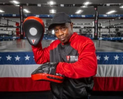 TITLE Boxing Incredi-Ball Leather Punch Mitts 2.0 16 TITLE Boxing Incredi-Ball Leather Punch Mitts 2.0 -Knockout Gear tipml2 bk rd 3