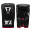TITLE Boxing Professional Old School Leather Bag Gloves 3.0 -Knockout Gear tlsbg3 bk 01