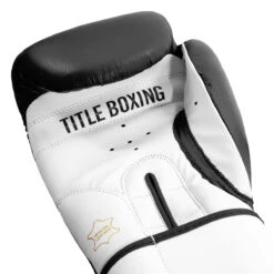 TITLE Premier Leather Super Bag Gloves 2.0 -Knockout Gear tsbg2 bk wh 005 1 1
