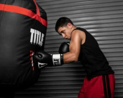 TITLE Premier Leather Super Bag Gloves 2.0 -Knockout Gear tsbg2 bk 1 1